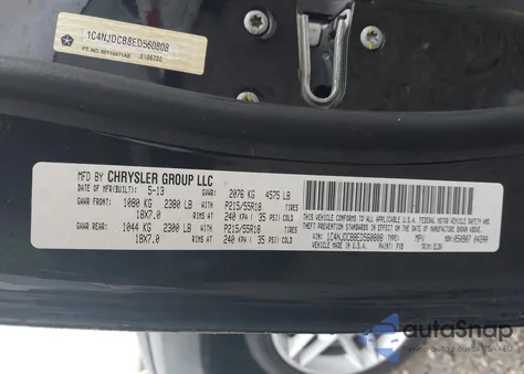 2014 Jeep Compass Limited from USA, damaged, VIN 1C4NJDCB8ED560808
